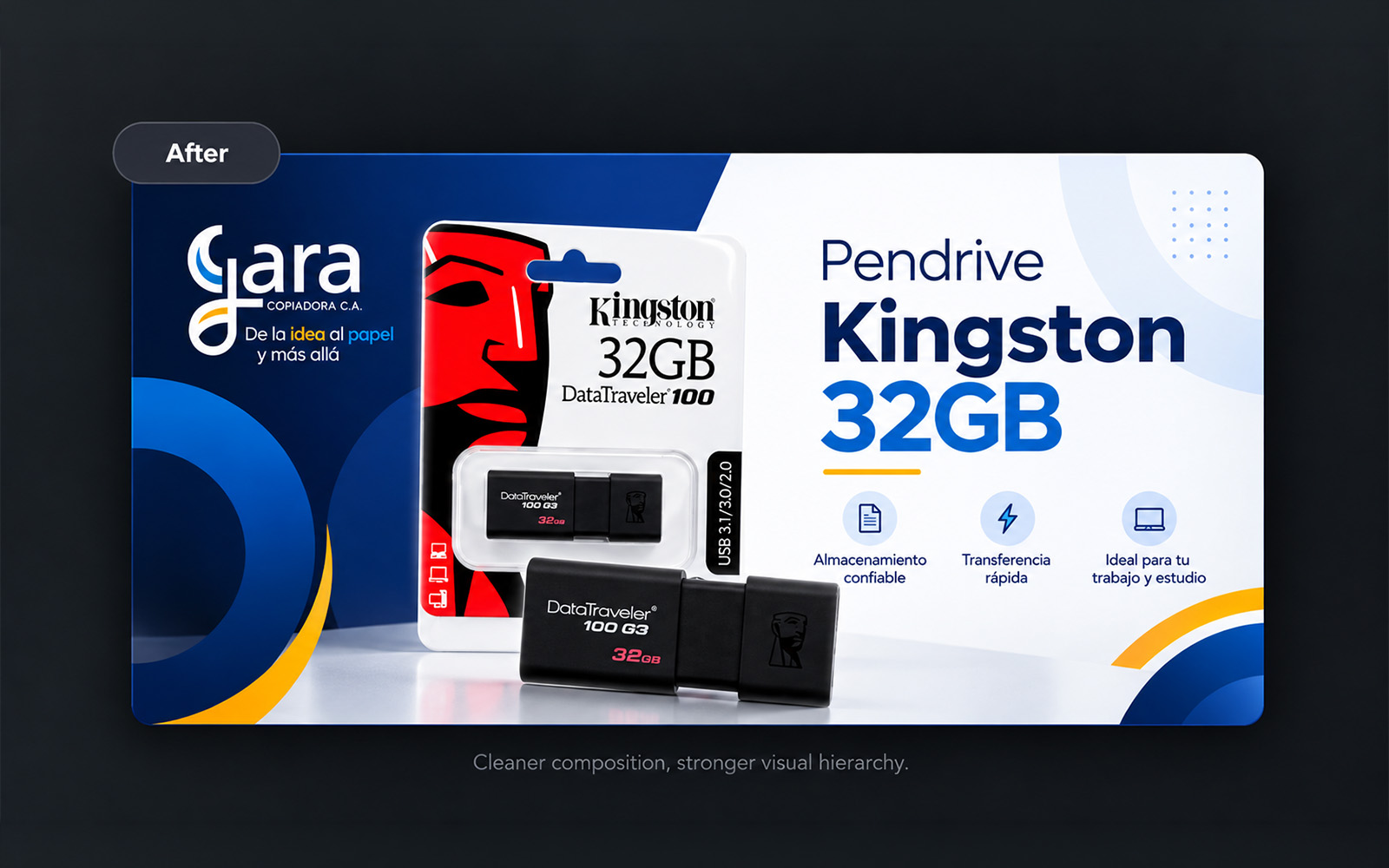 After: the project’s redesigned identity