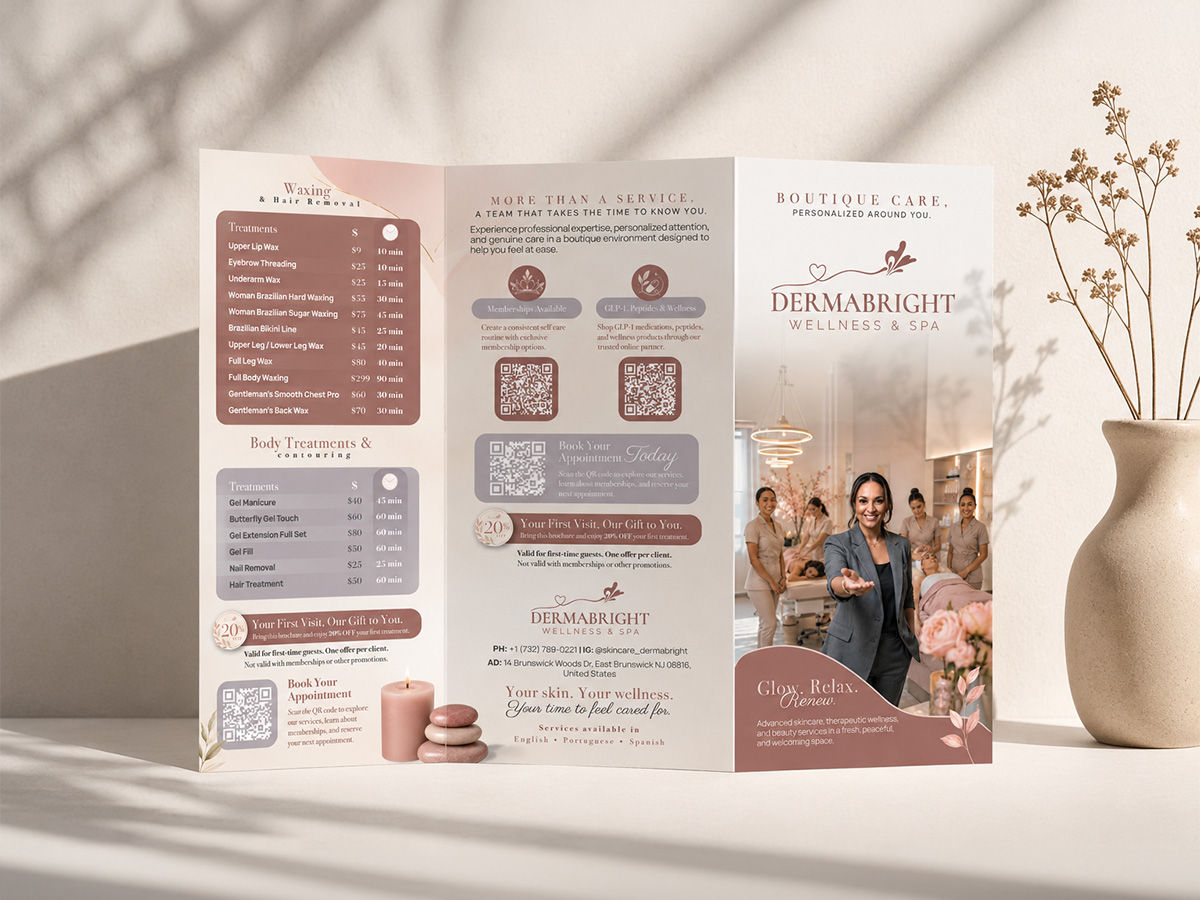 DermaBright Wellness & Spa — proyecto de NahCab Studio