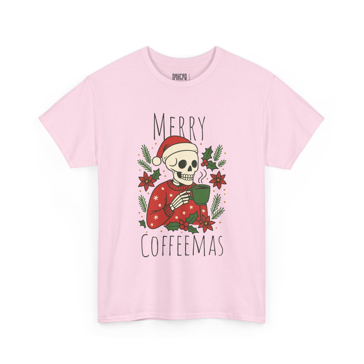 Merry Coffeemas T-Shirt — Skull Santa Coffee Holiday Tee