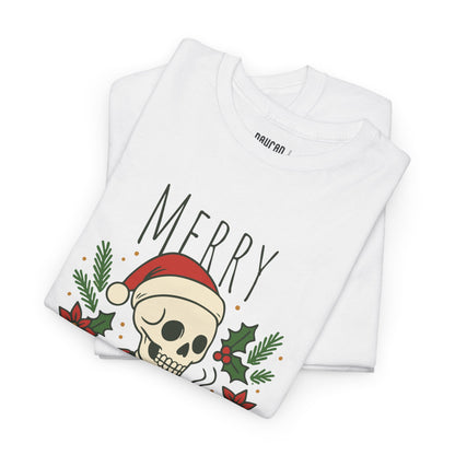 Merry Coffeemas T-Shirt — Skull Santa Coffee Holiday Tee