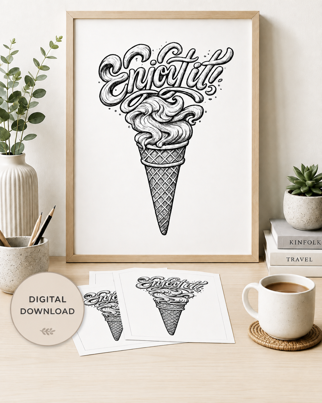 Enjoy It! Social Club — Digital Print File (Front + Back)