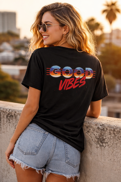Good Vibes T-Shirt — Unisex lifestyle tee | NahCab Studio