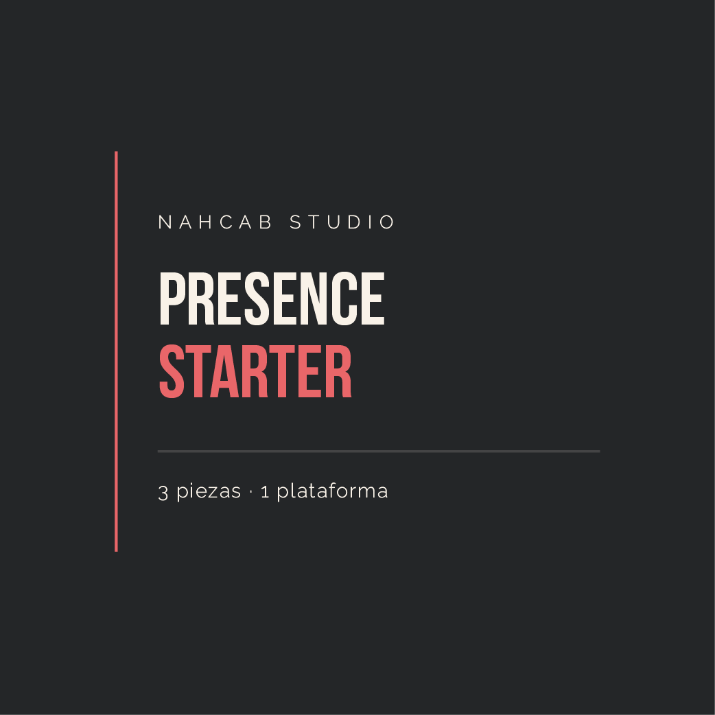 Pack de Redes Sociales: Presence Starter
